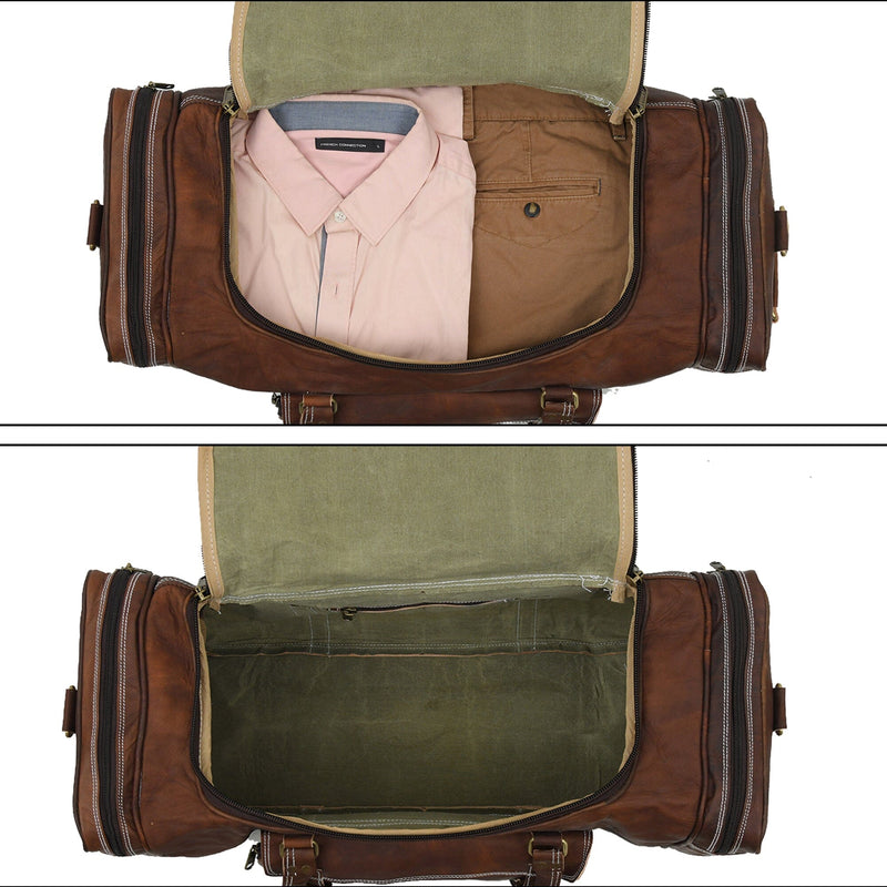 Leather Weekender Bag
