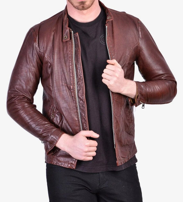 Bridger Brown Leather Jacket