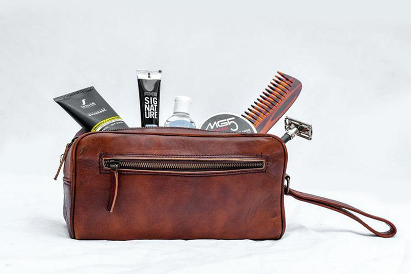 Leather Toiletry Bags