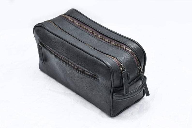 Shop Leather Toiletry Travel Bag from Classy Leather Bags