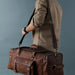 leather duffle bag