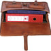 Leather Satchel Laptop Crossbody Messenger Bag