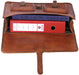 Leather Satchel Laptop Crossbody Messenger Bag