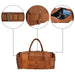 leather duffle 