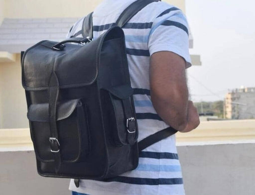 Classy black backpack best sale