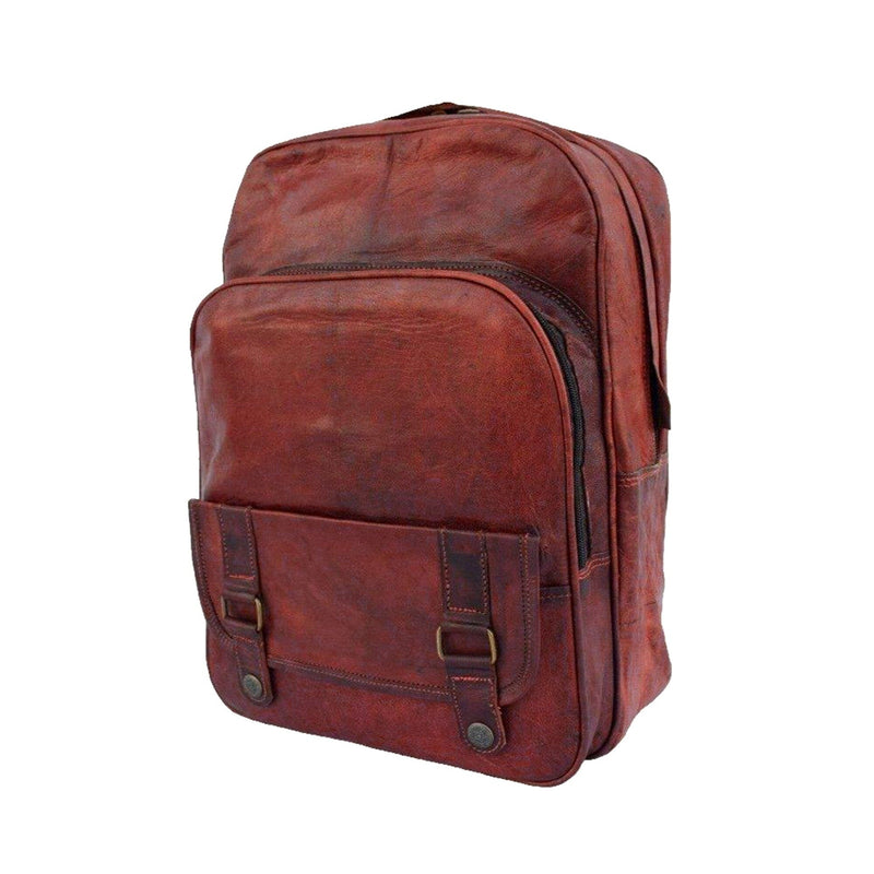 2019 backpack leather Designer Leather Laptop Backpack for Men Women 15-16 Inch — Classy Leather Bags