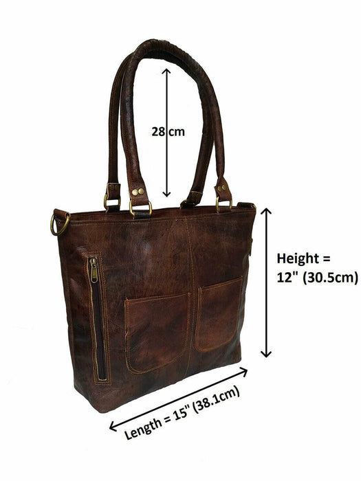 Astoria Handmade Leather Tote Bag | Women's Leather Shoulder Bag ...