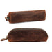 Buffalo Leather Pencil Case with Zipper Pen Case Pouch Classy Leather Bags 